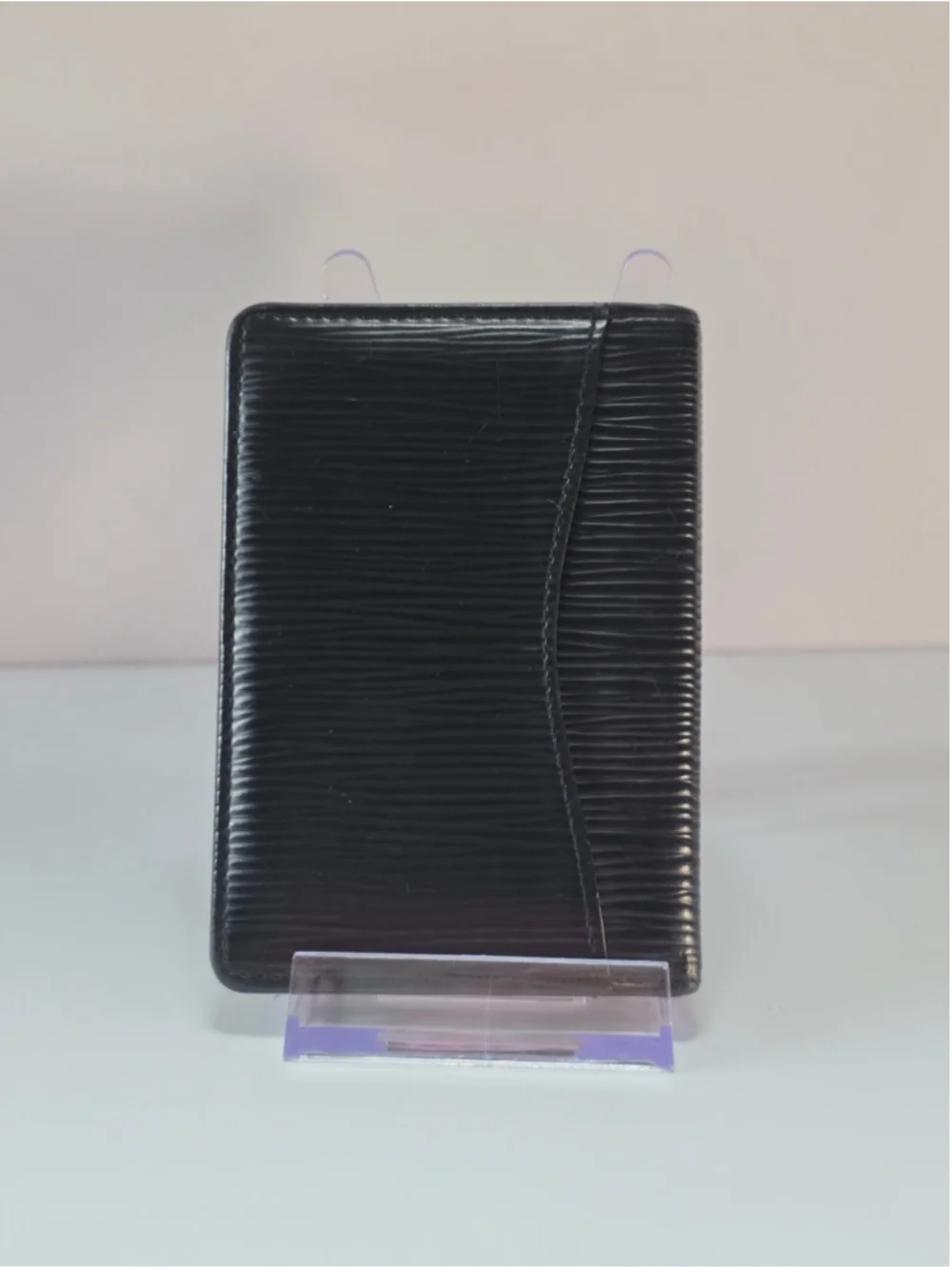 Louis Vuitton Black Epi Leather Pocket Organizer Card Holder